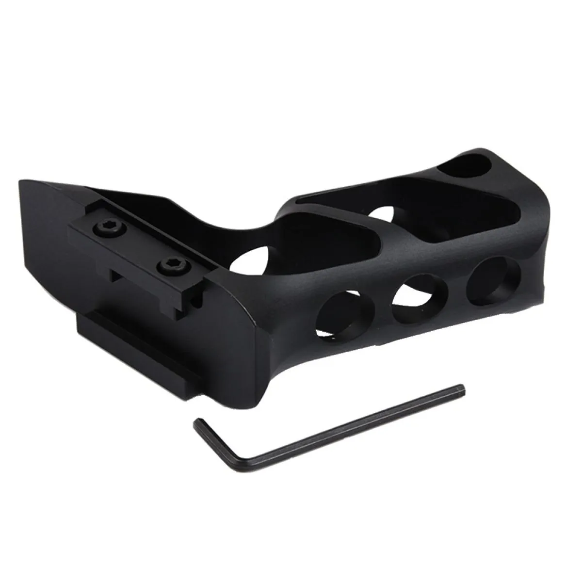 Metal Long Angled Frontgrip für 20mm Rails Black